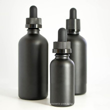 Black Glass Bottle with Dropper (NBG05)